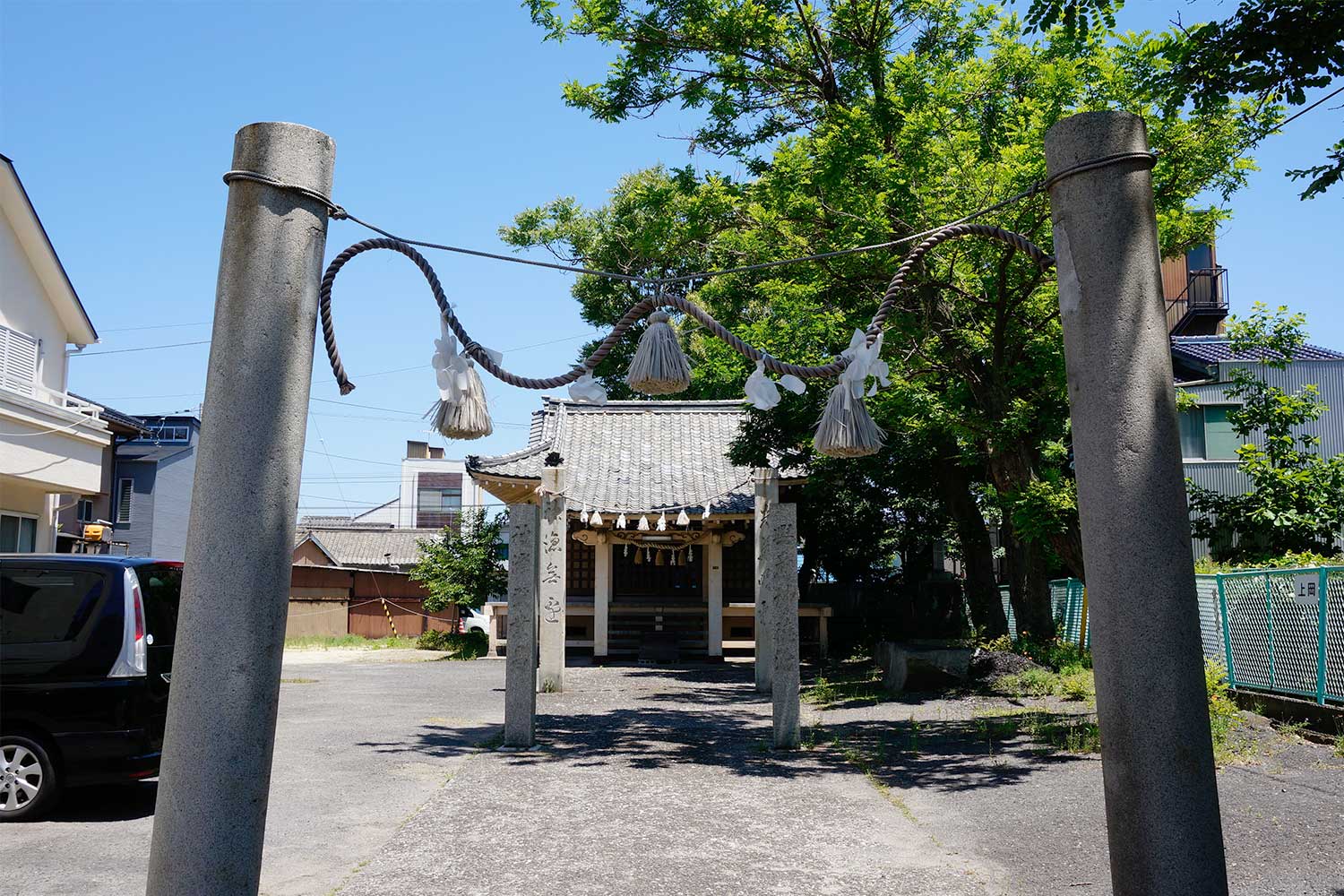 向良（こうら）神社・松島の街通り